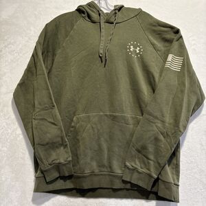 Under Armour Hoodie Men's XL Green Freedom Sweatshirt Pullover Workout Casual